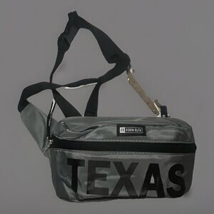 Robin Ruth Texas Waist Bag Fanny Pack NWT Gray Black Adjustable Belt Unisex
